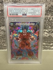 2022 Dragon Ball SSB Kaio Ken Son Goku United Divinity SCR BT1-111 PSA 10