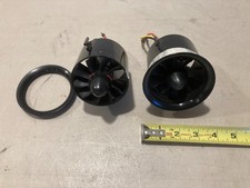 Lot of 2 Freewing Brushless Inrunner Motor with EDF Ducted Fan Units RC Jet