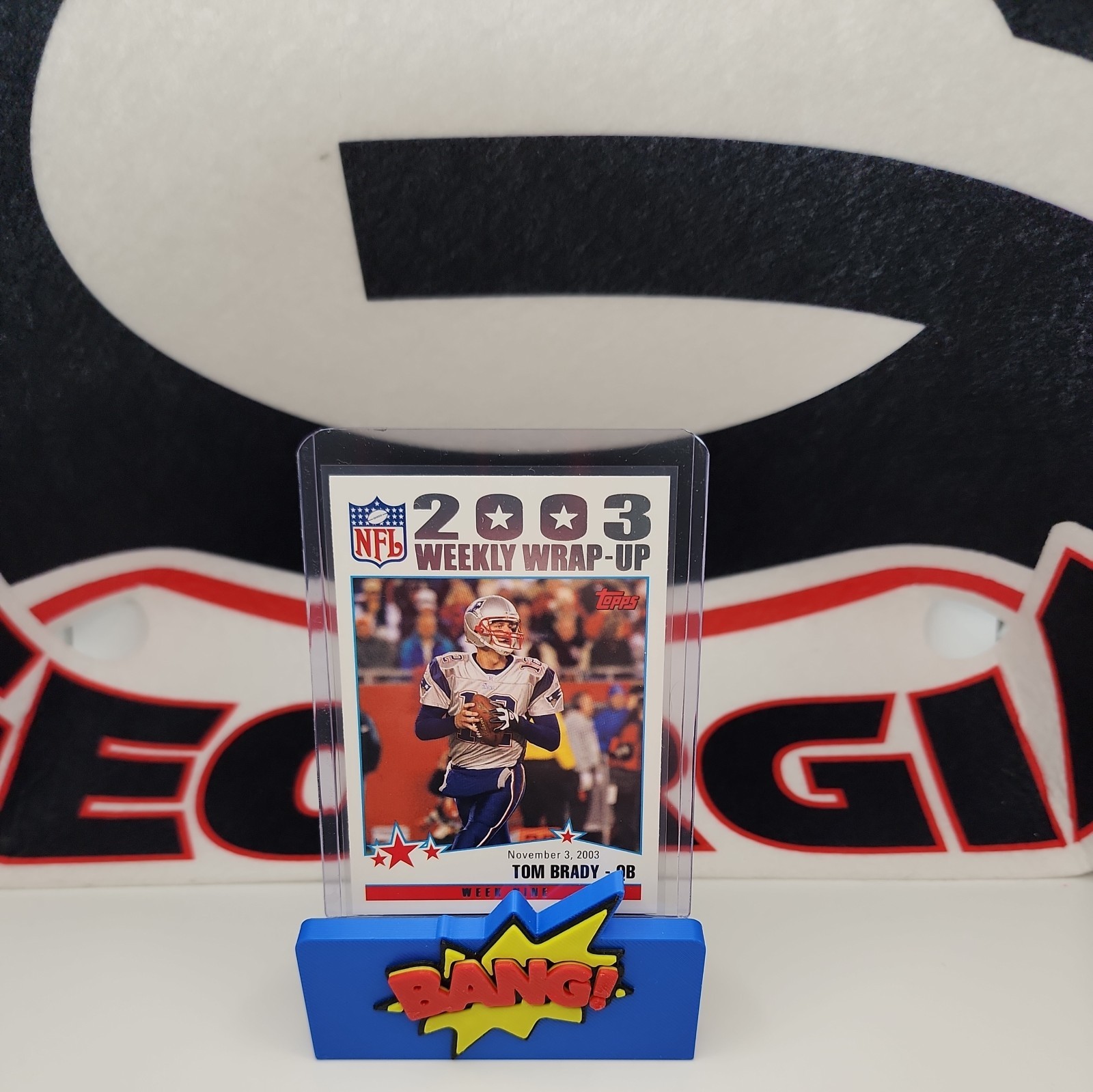 2004 Topps Chrome -2003 Weekly Wrap-Up Tom Brady #154 EX Ungraded MVP Card Goat