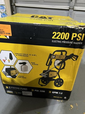 #ad CAT 2200PSI Electric Pressure Washer W Turbo Nozzle 13 Amp $175.99