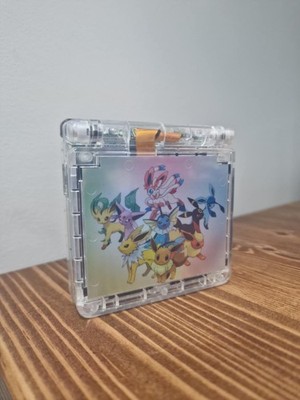 Pokemon Eeveelutions GBA SP Gameboy Advance Konsole Nintendo IPS V5 Bildschirm