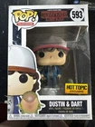 Funko Pop! Television Stranger Things Dustin & Dart #593 Hot Topic Exclusive