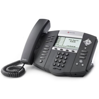 Polycom SoundPoint IP650 PoE Gigabit SIP Telefon für 3CX FritzBox 2200-12651-122