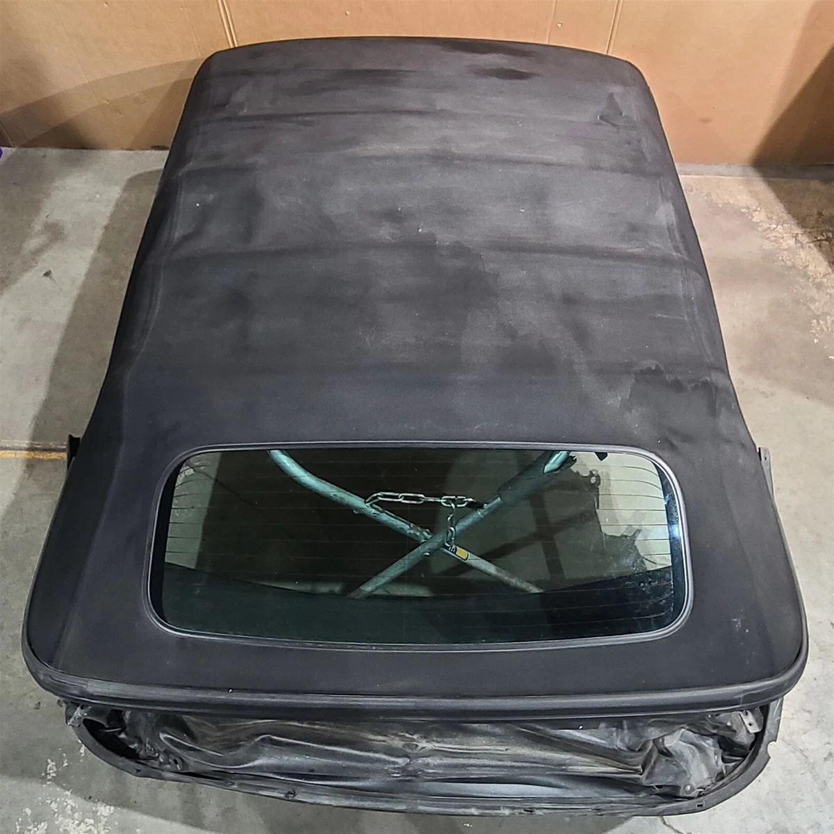 Haartz Black Vinyl Soft Top For 1987-1989 Chevrolet Camaro / Firebird - 51.5 Inch Wide