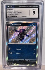 2024 Pokemon Paldean Fates Pawniard Reverse Holo #185/091