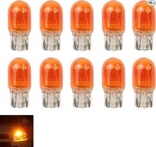 10 PCS Car T20 1891/7443 Brake Bulb, Waterproof Lamp Housin Color: Amber 7443