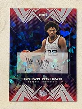 ANTON WATSON 2024 ONIT Gonzaga Basketball On Card AUTO # /90 Autograph qty