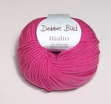 LOT of 10 Debbie Bliss RIALTO dk Extrafine Superwash Merino Wool Yarn 23013 PINK