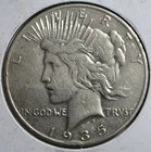 1935 $1 Peace Dollar