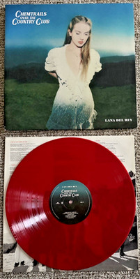 Lana Del Rey - Chemtrails Over The Country Club - RED VINYL 2021 Limited Used EX