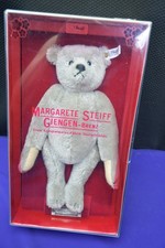 VTG Margarete grey Steiff Bear w/growler 1983 Fully Jointed/Mohair / Box