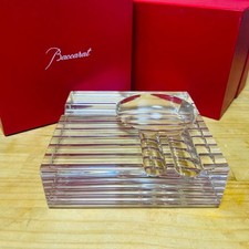 Baccarat Crystal Havana Cigar Ashtray France Unused From Japan
