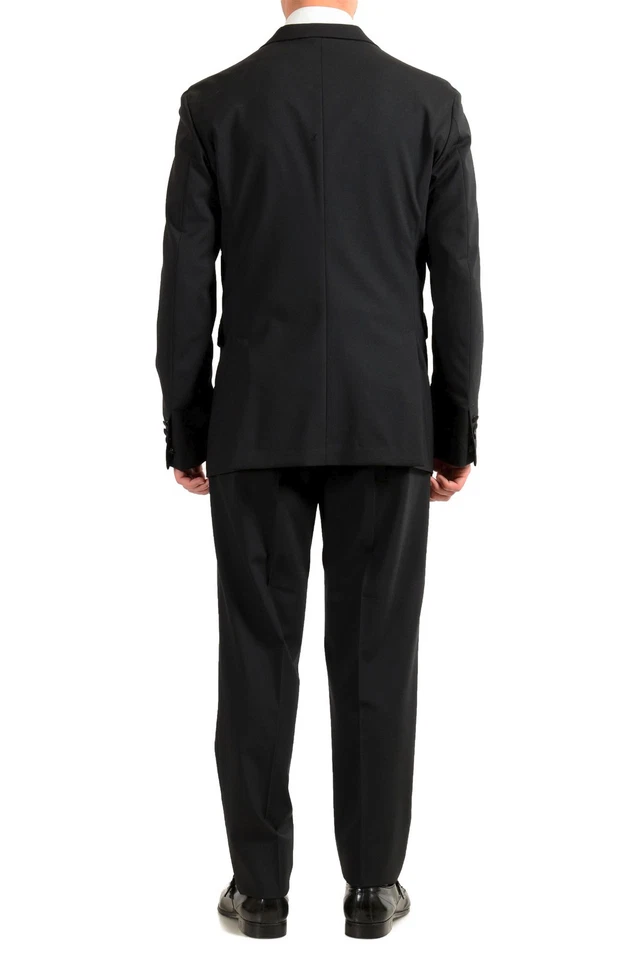 Dsquared2 Men's "MIAMI" Black Wool Tuxedo Blazer US 44 IT 54 - Image 3 of 4