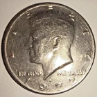 1972 D USA KENNEDY HALF DOLLAR - US FIFTY CENTS - 50 CENT COIN - 1972-D