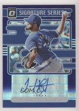 2021 Panini Donruss Optic Purple Pandora Prizm 11/15 Jonathan Hernandez Auto v7j