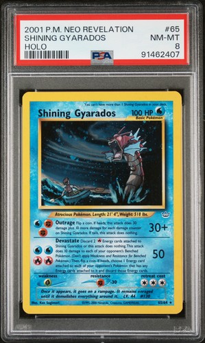 Shining Gyarados (Unlimited) graded PSA 8 for sale on eBay