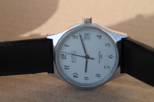 Orologio da polso uomo Swiss made ''BWC'' automatico /25 jewels/ - Foto 15 di 15