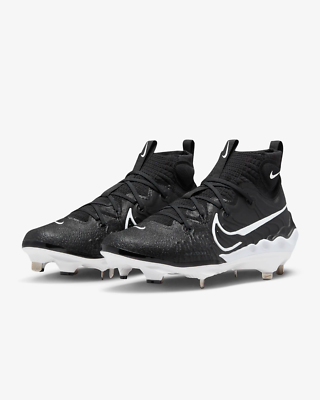 Nike Alpha Huarache NXT ‘Black White’ Baseball Cleats New DJ6517-001 Men\'s sz 13 Nike Alpha Huarache NXT baseball cleats sz 13 black white  main image 3