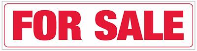 Corrugated Real Estate Sign Rider - 6'' x 24'' (Includes 2 - 8'' Sign Stakes)