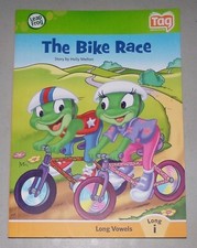 Leap Frog TAG Book: The Bike Race - Long Vowels - Long i VGUC