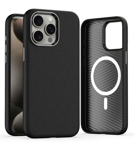 Anti Scratch Magnetic Case Cover For iPhone 15 14 13 Pro Max 12 Plus Leather - Picture 15 of 18