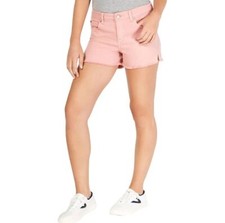 Blue Denim Shorts Frayed 