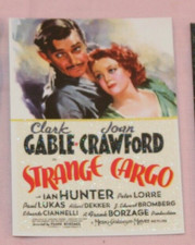 CLARK GABLE 2007 BREYGENT CLASSIC MOVIE POSTER CARD #22 STRANGE CARGO