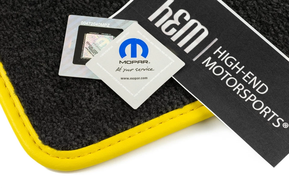 Dodge Challenger SRT8 2012 tapetes chaqueta amarilla - bonita actualización premium 32 oz Foto 4 de 4
