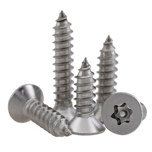 Countersunk Security Screws M2.9-M4.8 Torx Self Tapping Screw Stainless Steel A2 - Picture 4 of 9
