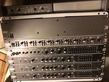 Rane 7-unit system Commercial Audio Processor with 10-power supply. Rare 