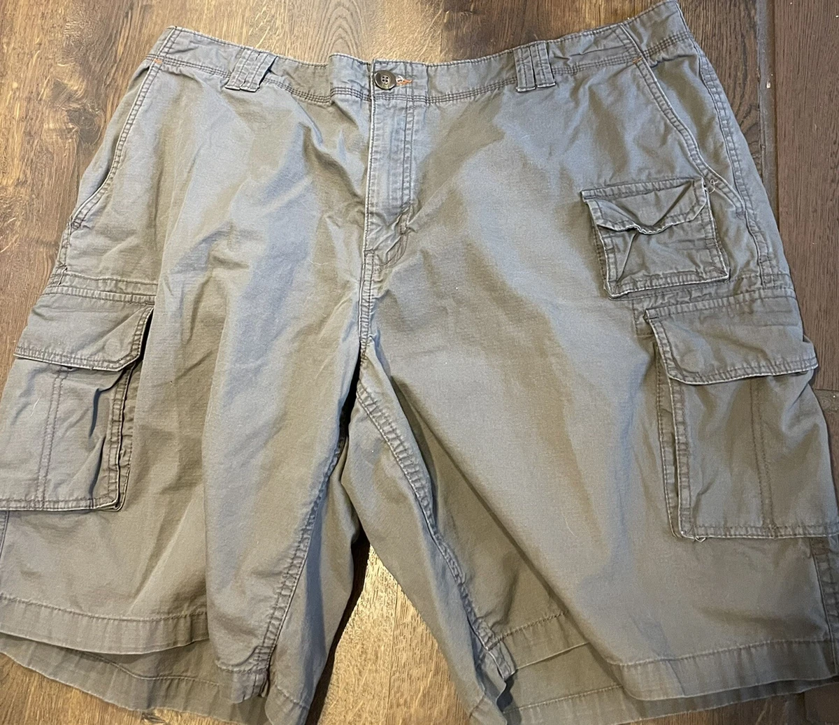 Northwest Territory Men s Gray Cargo Shorts Size 44 100 Cotton