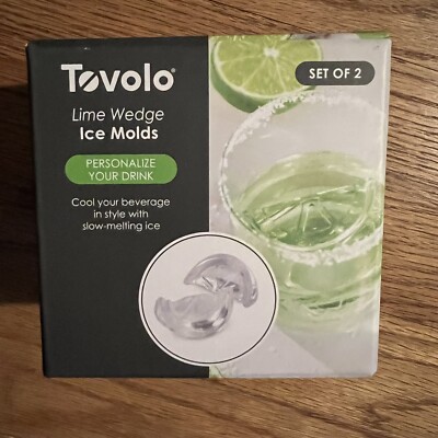 Tovolo Lime Wedge Ice Molds Silicone Ice Molds Shaped Like A Lime Set Of Two
