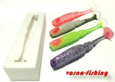 Soft Lure Mold - dented head - 3.7 inch / 9.5 cm