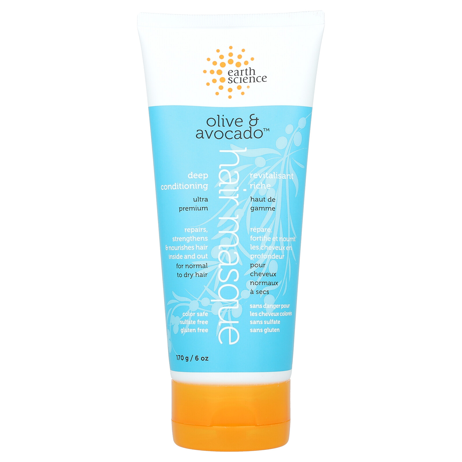 Глубокое кондиционирование, маска для волос, олива и авокадо, 6 унций (170 г)