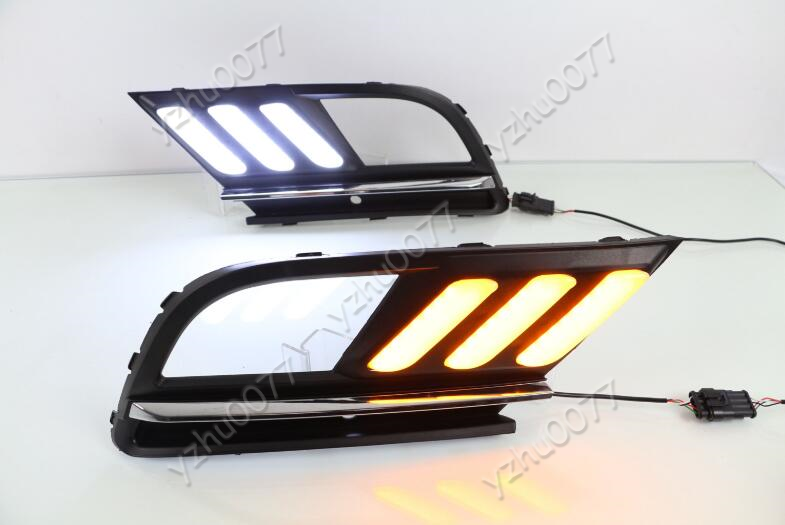 20162018 For VW Jetta LED Front Daytime Running Light / Turn Signal
