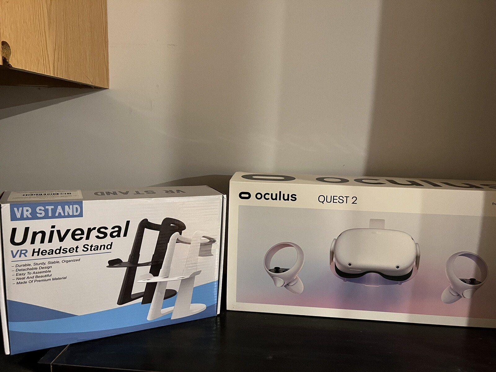 Meta Oculus Quest 2 64GB Standalone VR Headset - White (With Stand + Cable) 815820021292 | eBay