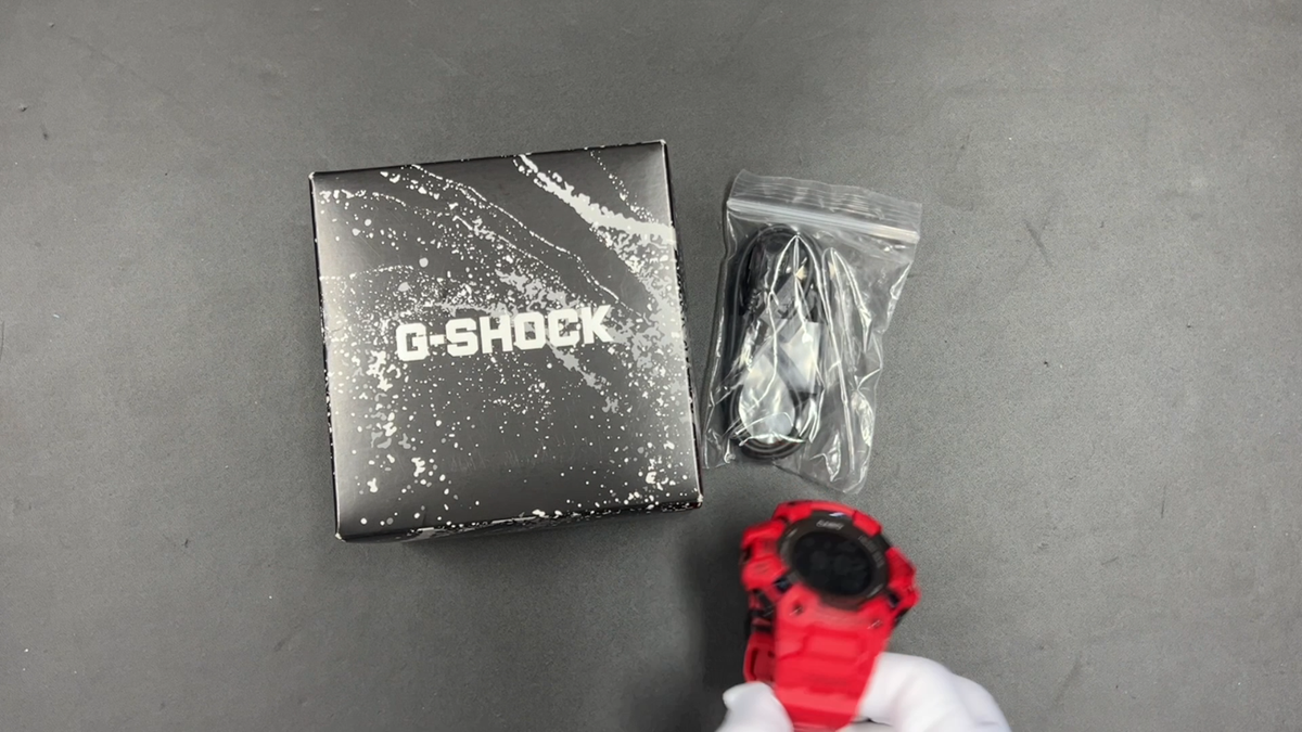 CASIO G-SHOCK GBD-H1000-4A G-SQUAD SERIES RED/BLACK GBDH1000