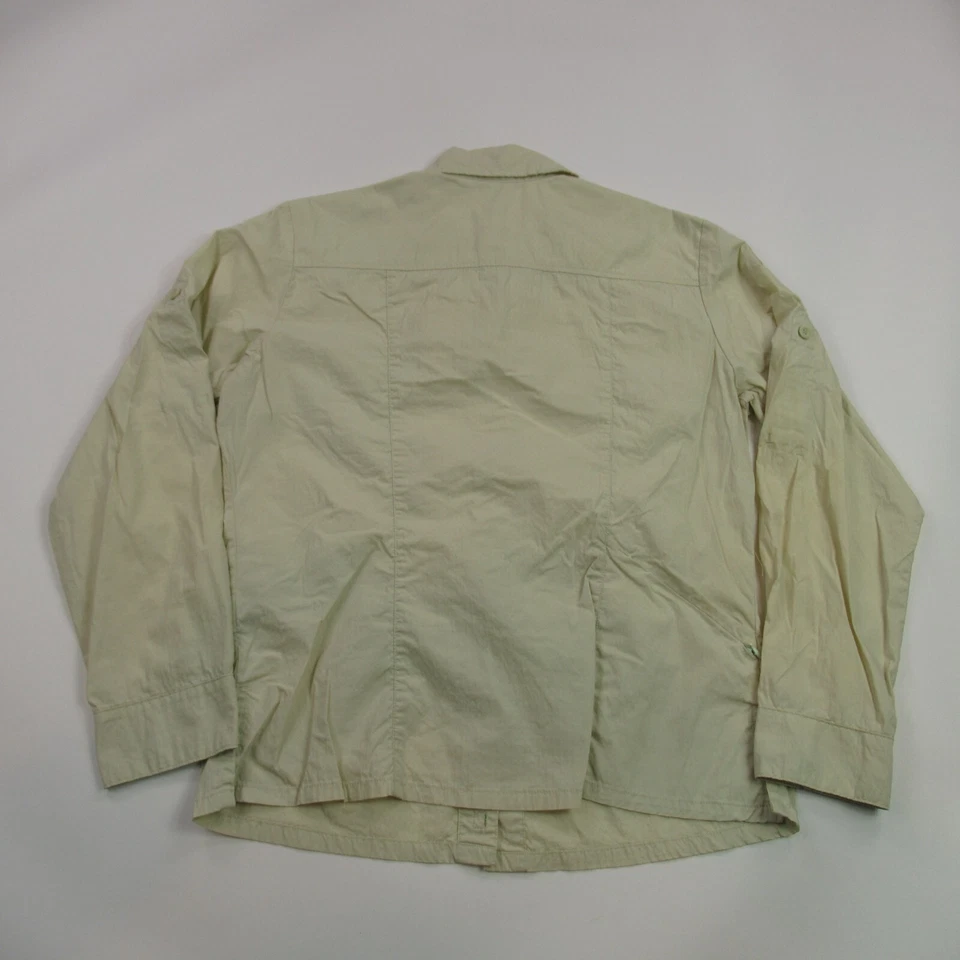 Camisa REI para mujer grande manga larga bolsillos delanteros a presión informal Foto 4 de 4