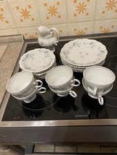 Johann Haviland Kaffeeservice Girlande Blau