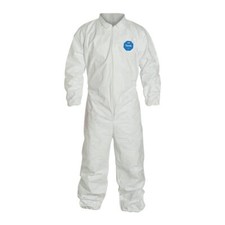 DuPont Tyvek 400 TY125S Disposable Protective Coverall with Elastic Cuffs