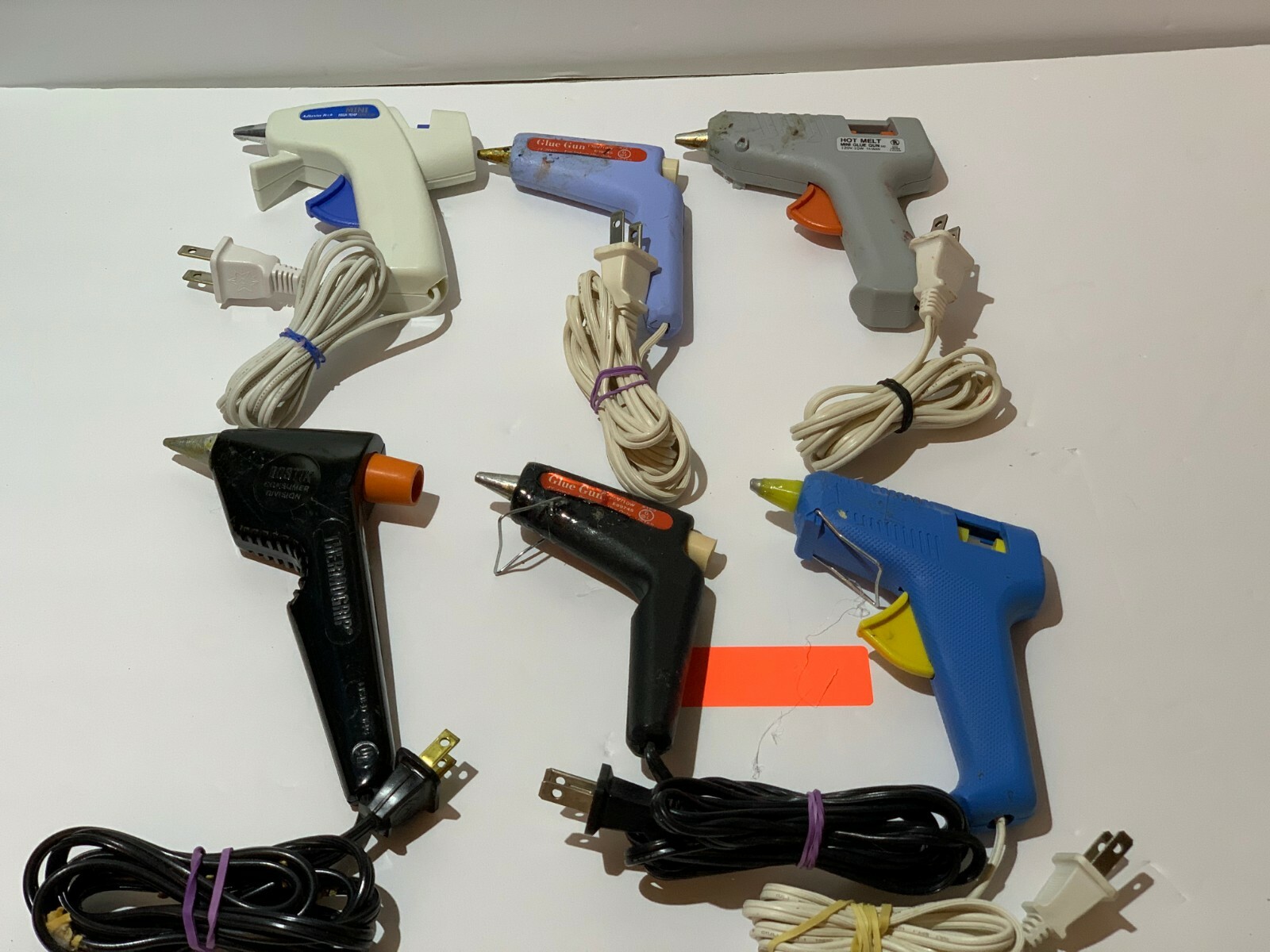 Lot of 6 Hot Glue Guns Thermogrip Cordless eBay