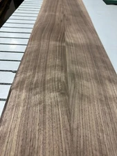 Walnut Raw Wood Veneer 7 sheets 61'' x 5'' 418J