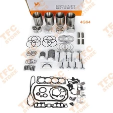 4G64 Engine Overhaul Rebuild Kit For Mitsubishi 4G64 4G64A Engine Gasket Bearing