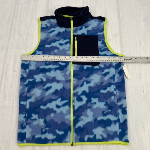 Amazon Essentials Camo Blue Polar Fleece Vest Size 2XL ( 14-16) Years - Picture 3 of 12