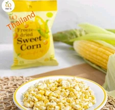 Wel-B Freeze dried Sweet Corn 15 g. Crispy  Thailand Fruits Natural 6 Packs
