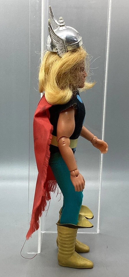 Vintage 1974 MEGO Marvel 7 Inch Thor Action Figure With Outfit - Image 2 of 4