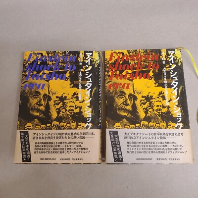 Einstein Shock to Taisho Era by Ho Kaneko Vintage Japanese Hardcover 2 volumes 