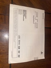 SONY PlayStation 2 PS2 Instruction Manual For Console Only SCPH-70011 SCPH-70012