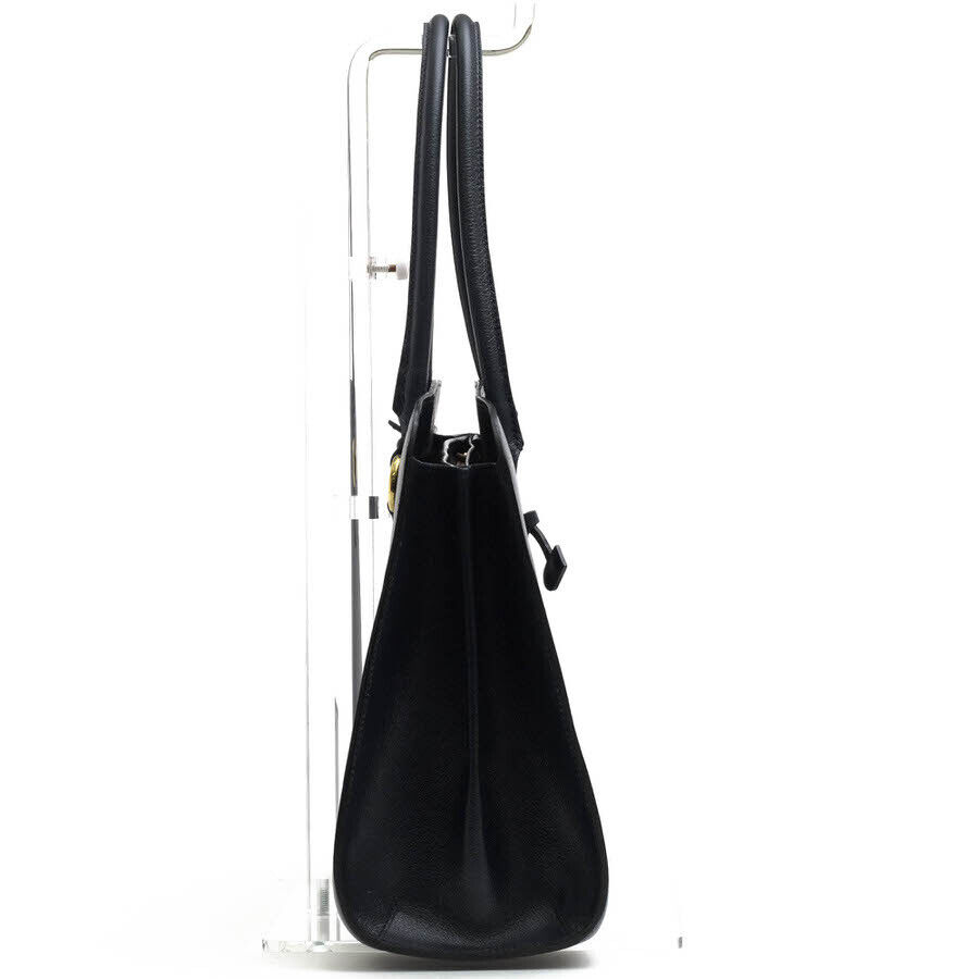 DELVAUX Handbag SEPIA Calf Leather Formal Bag Ladies Made in DELVAUX Handbag SEPIA Calf Leather Formal Bag Ladies Made in