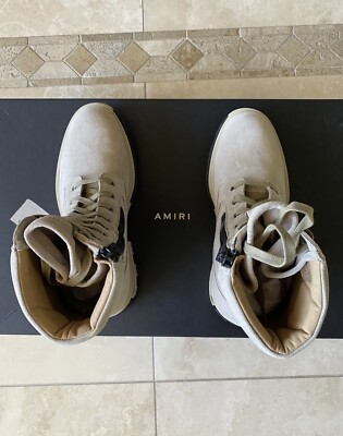 Amiri Tan Military Combat Boots Size 39 Brand New 100% Authentic